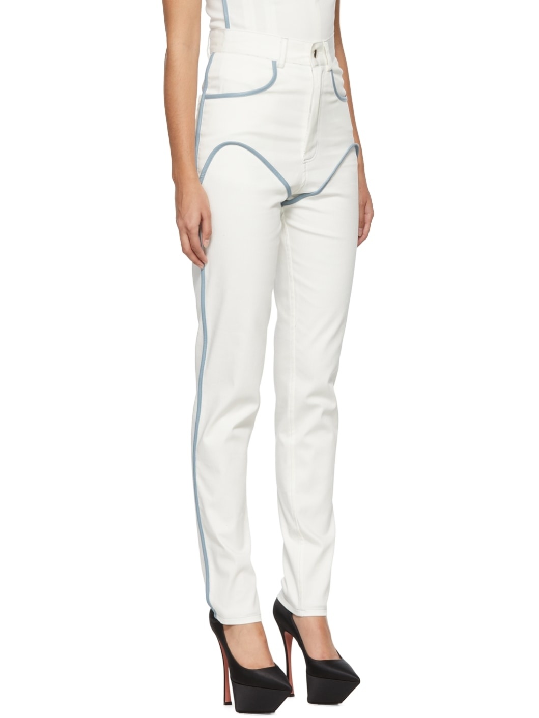 Off-White Cowboy Trousers - 2