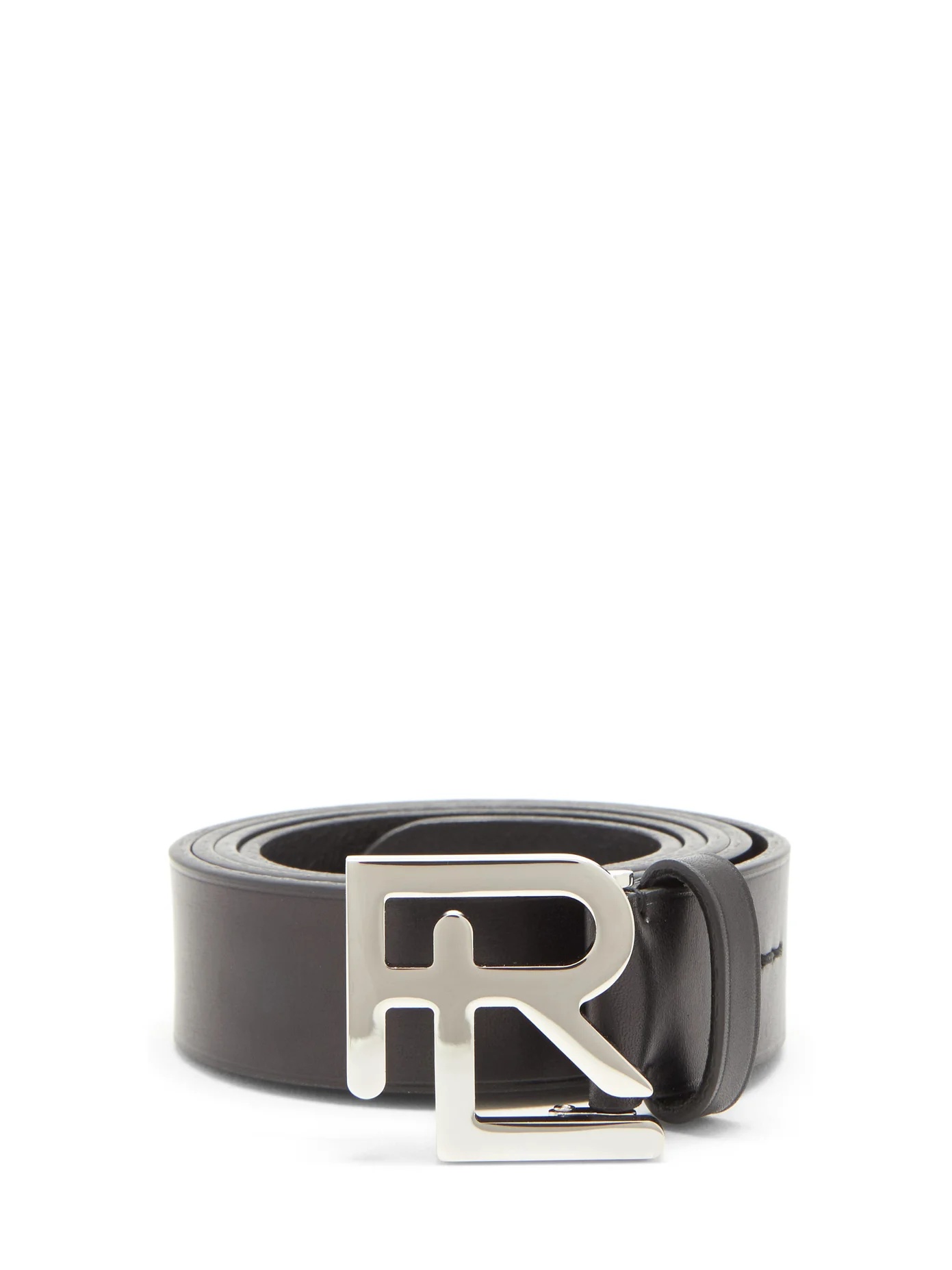 RL-logo leather belt - 1