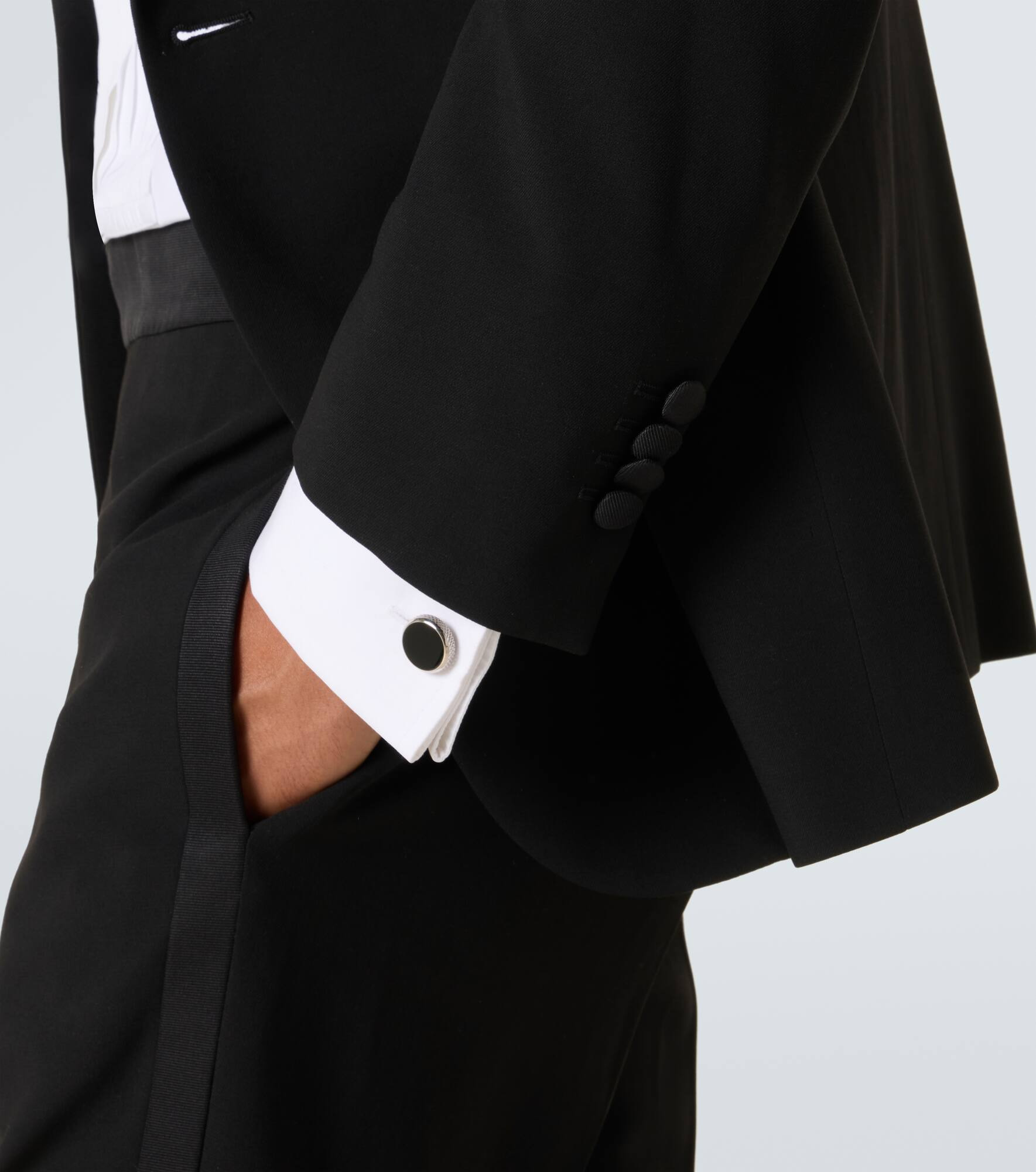 Embellished sterling silver cufflinks - 2