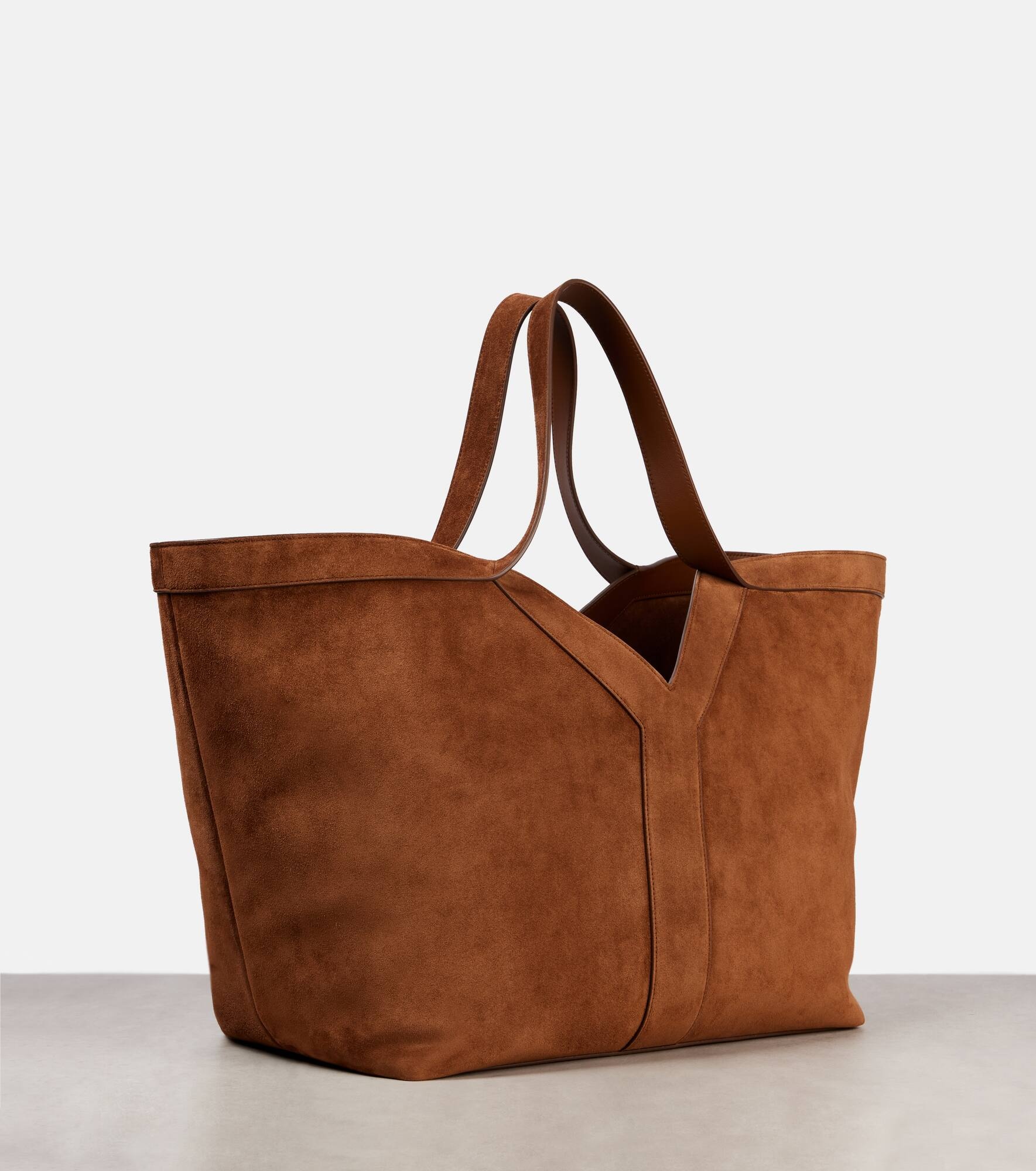 Y suede tote bag - 4