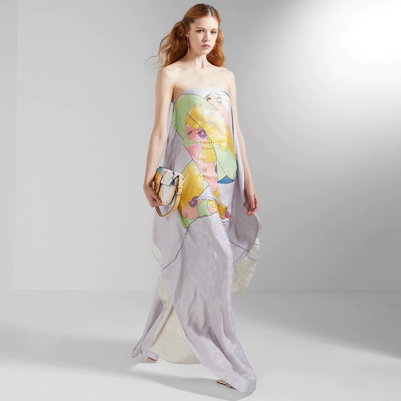 Multicolor silk dress - 4