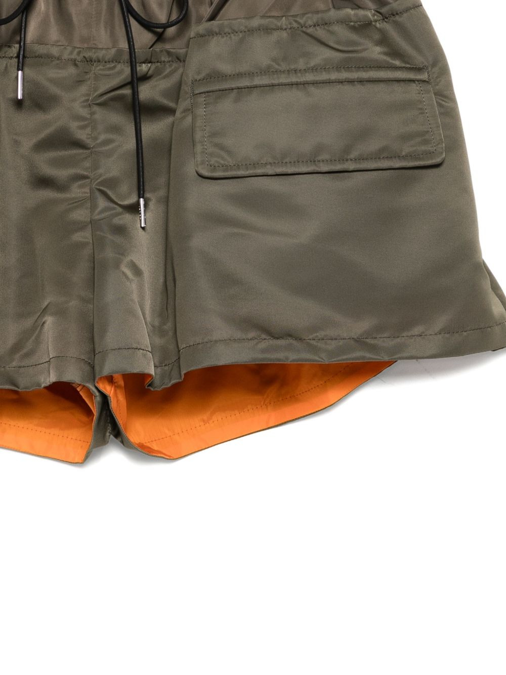 ruched-waist shorts - 3