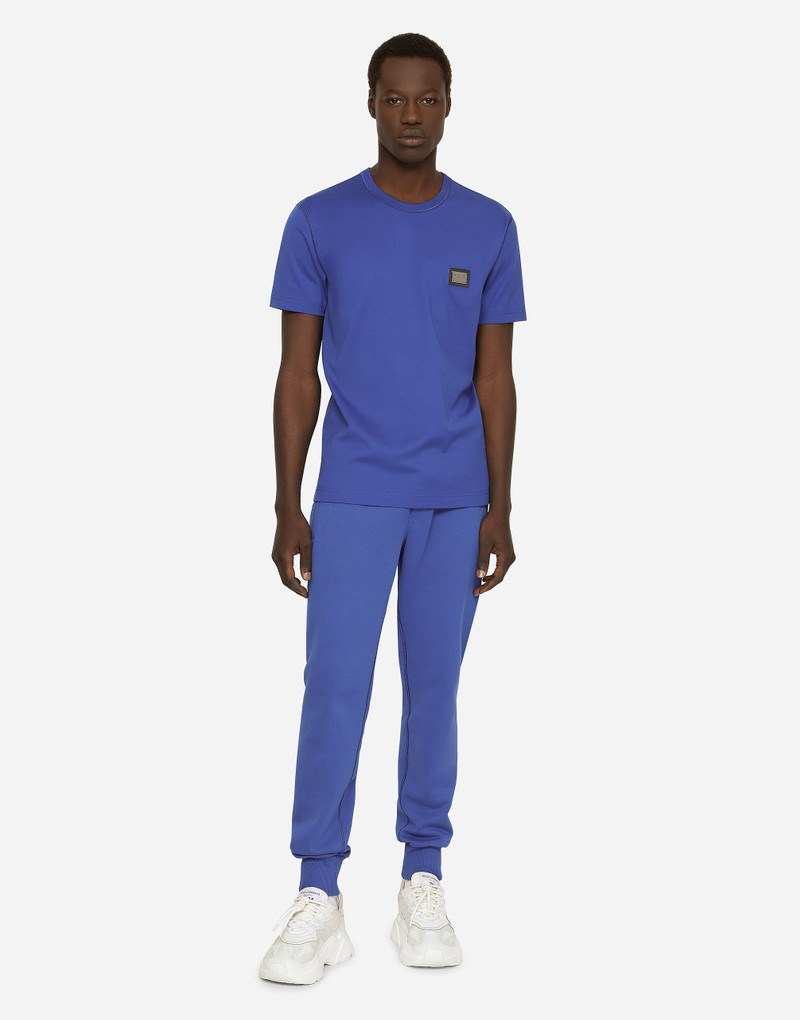 Dolce & Gabbana Jersey jogging pants with branded tag outlook