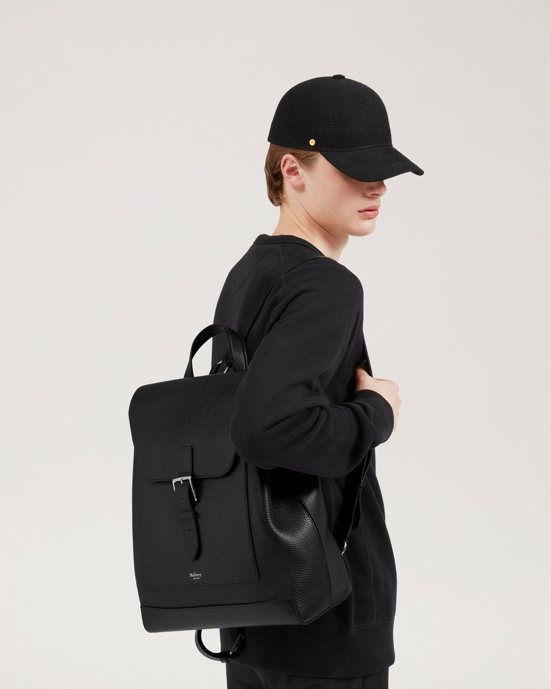 Chiltern Backpack Black Small Classic Grain - 2