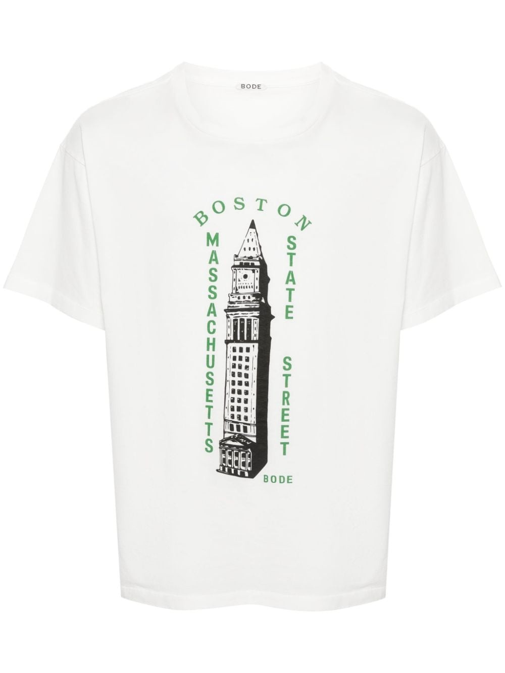 logo-print cotton T-shirt - 1