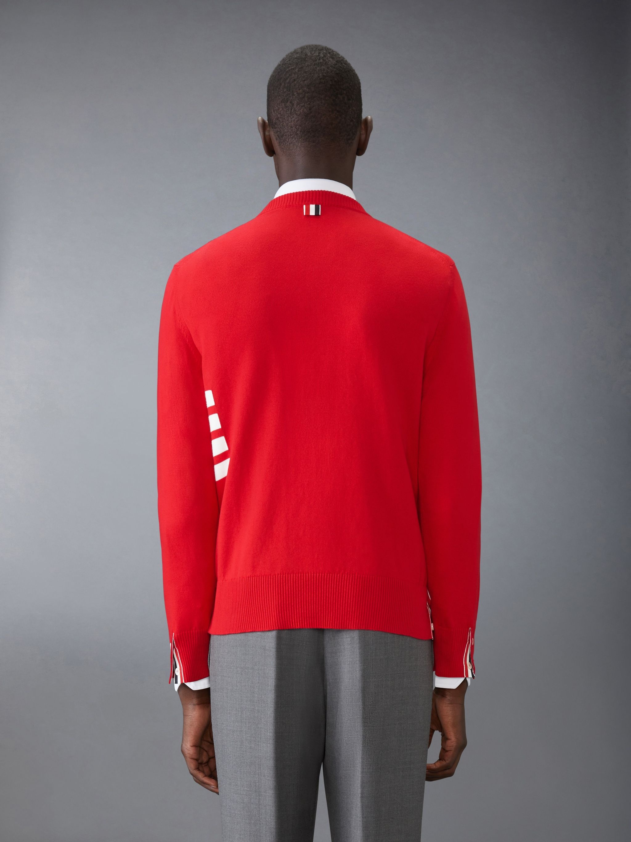 Cotton 4-Bar Pullover - 2