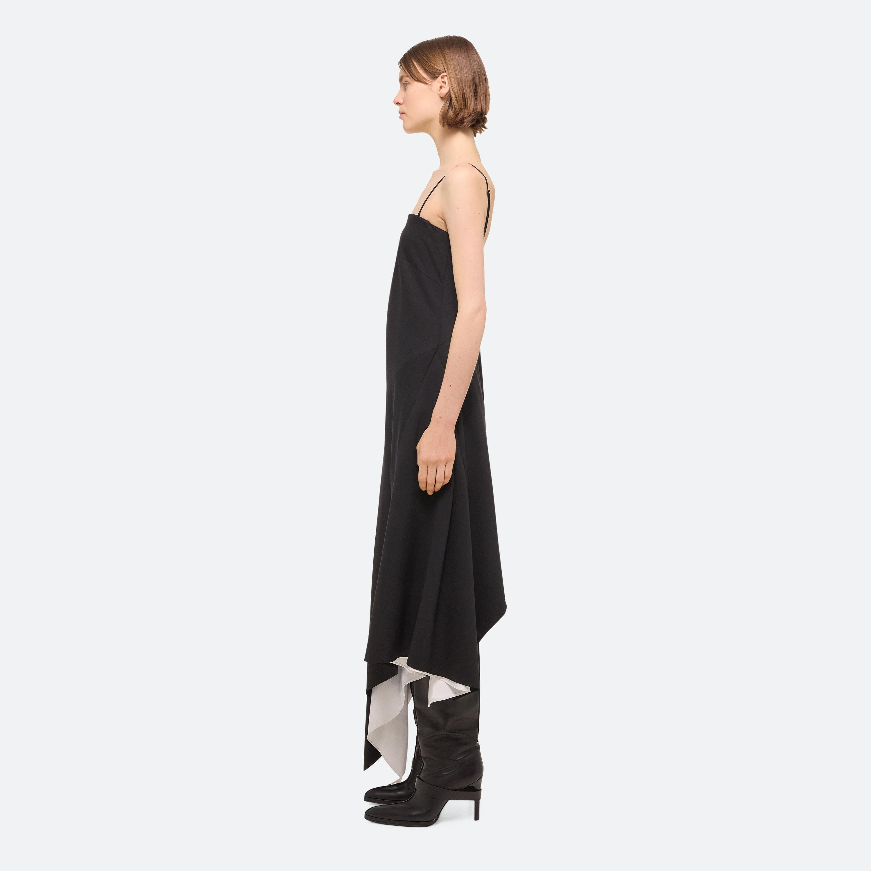 SCARF HEM DRESS - 4