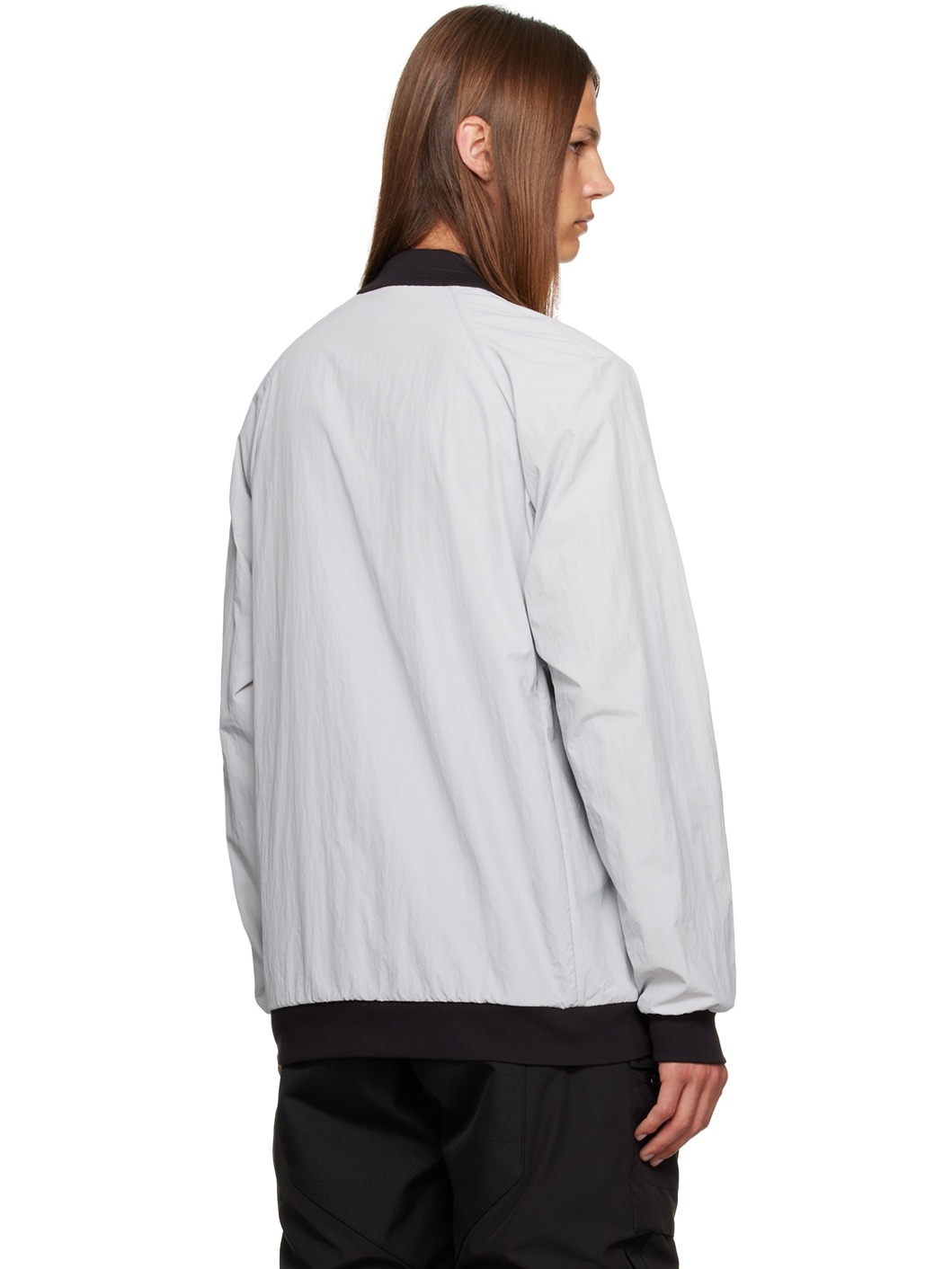 Gray Faber Bomber Jacket - 3
