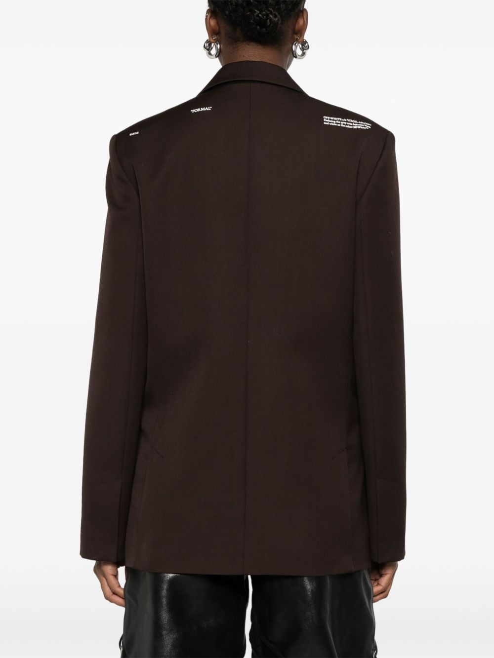 wool blazer - 4