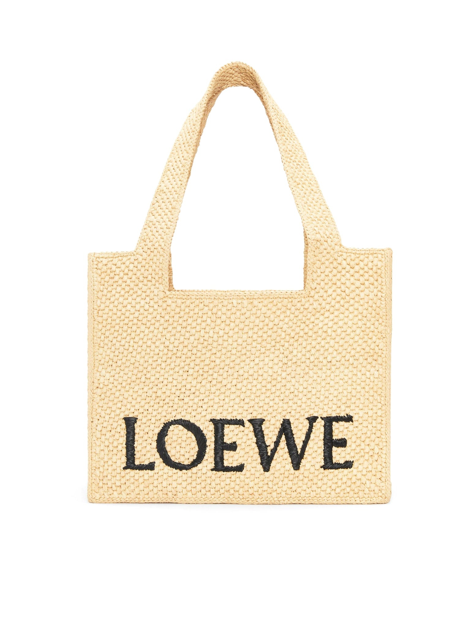 【LOEWE】MEDIUM FONT TOTE BAG◆ALF1B61X11 Loewe Medium Loewe Font Tote Bag - Ecru ALF1B61X11.2370