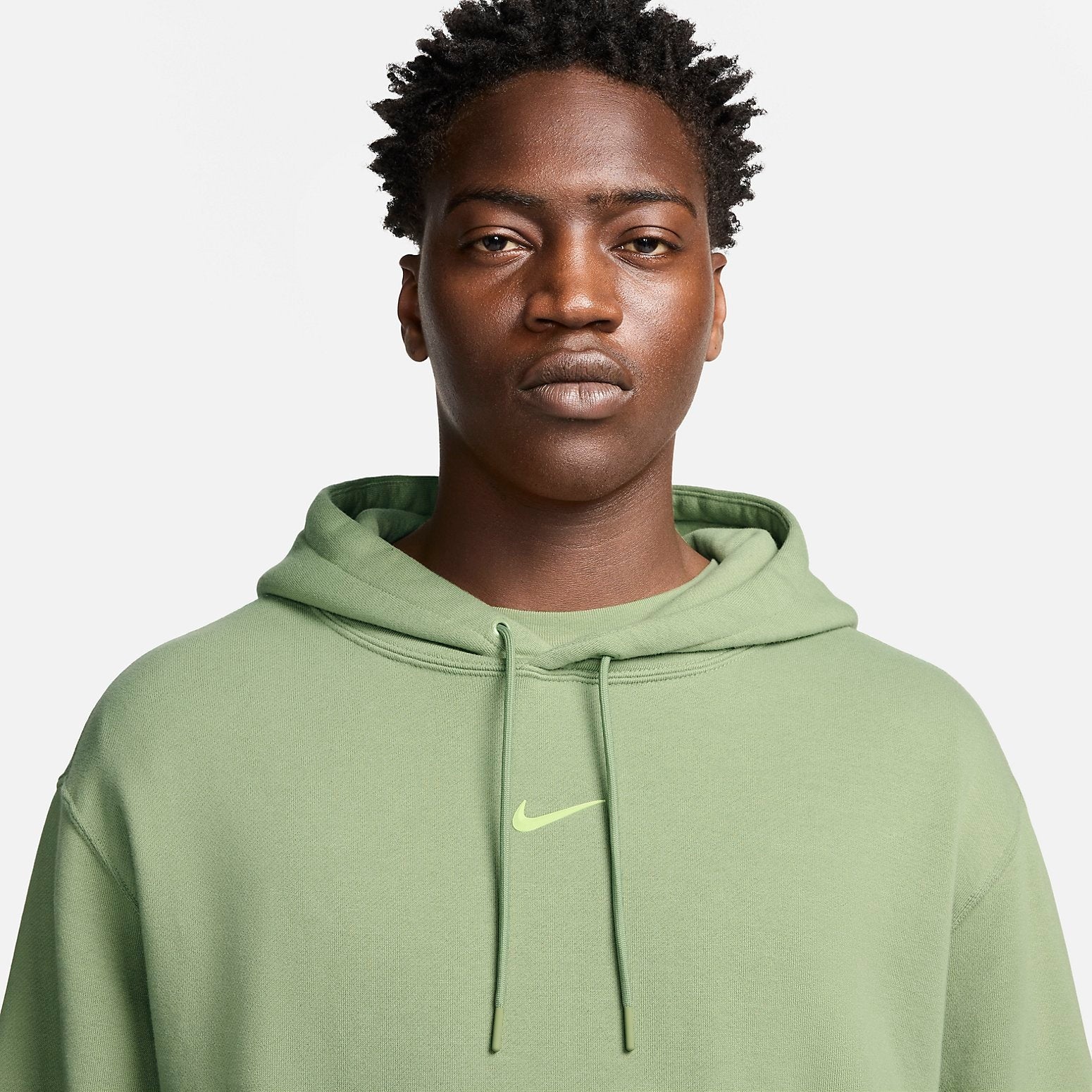Nike x NOCTA Drake Cardinal Stock Fleece Hoodie 'Oil Green' FN7660-386 - 3