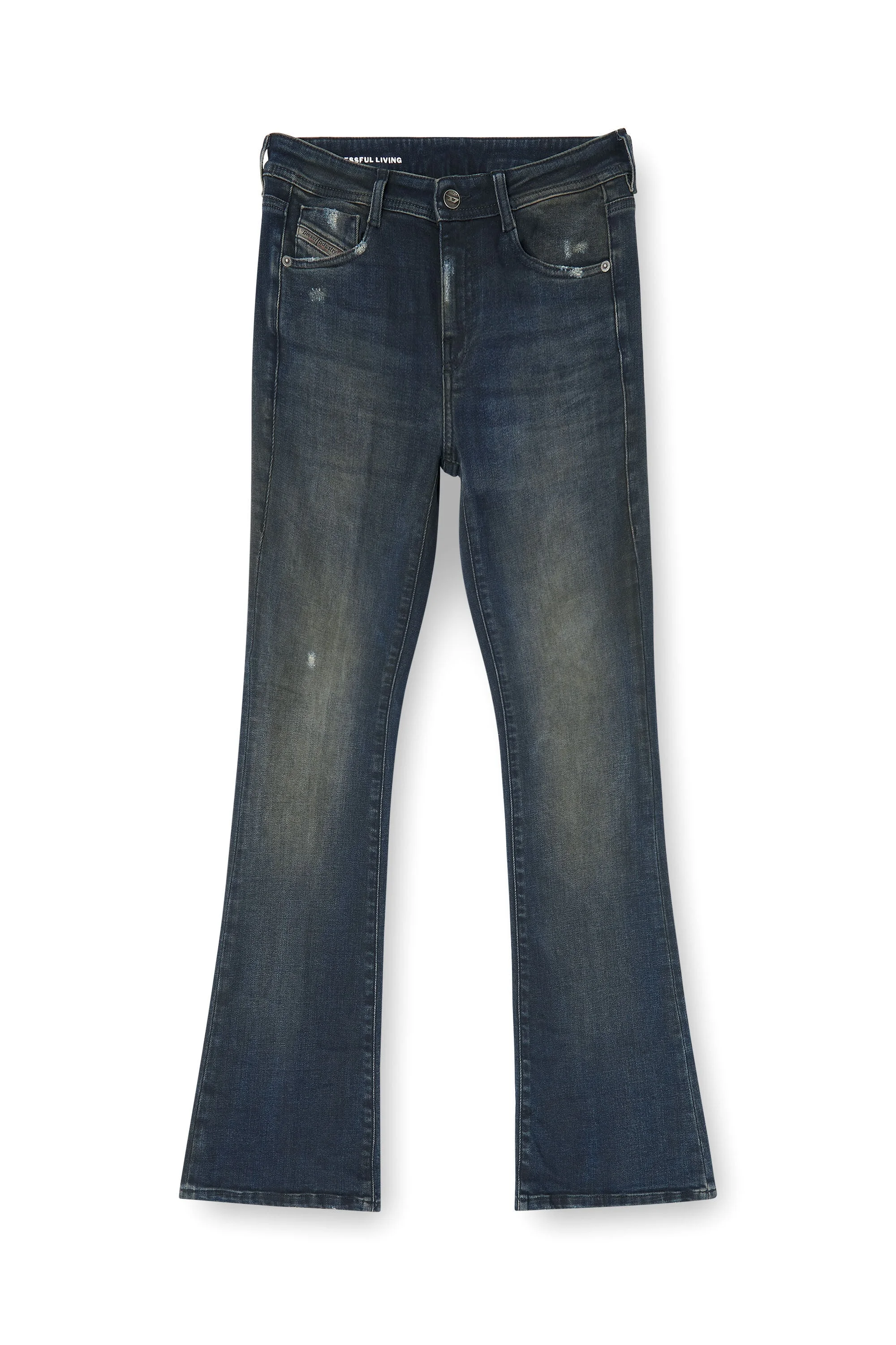 BOOTCUT JEANS LOW WAIST 1969 D-EBBEY - 1