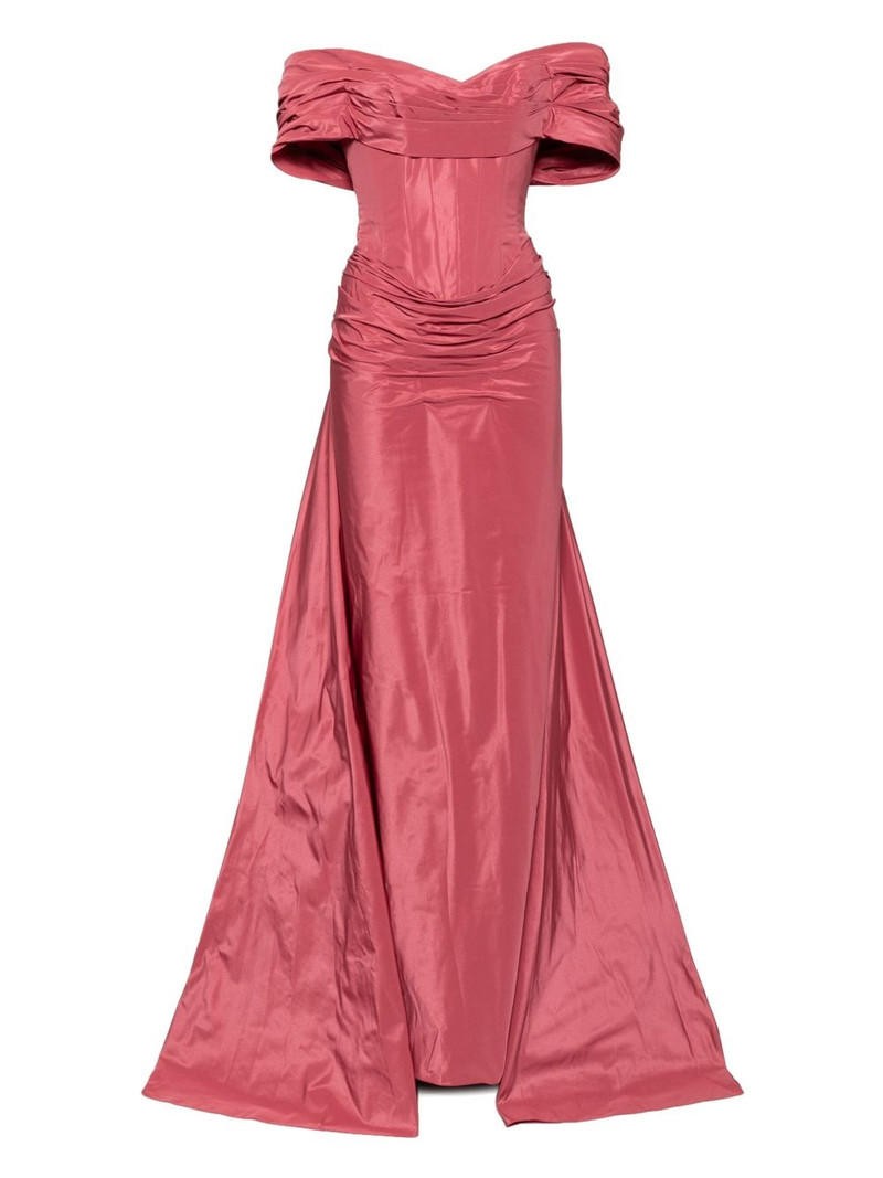 ruched gown 1