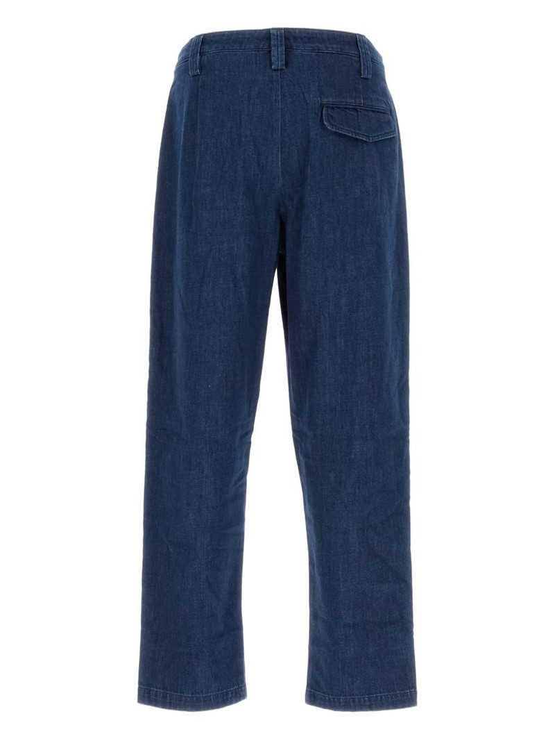 A.P.C. pleat-detailed cotton jeans outlook