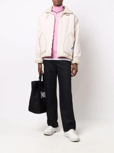 MSGM faux-shearling padded jacket outlook