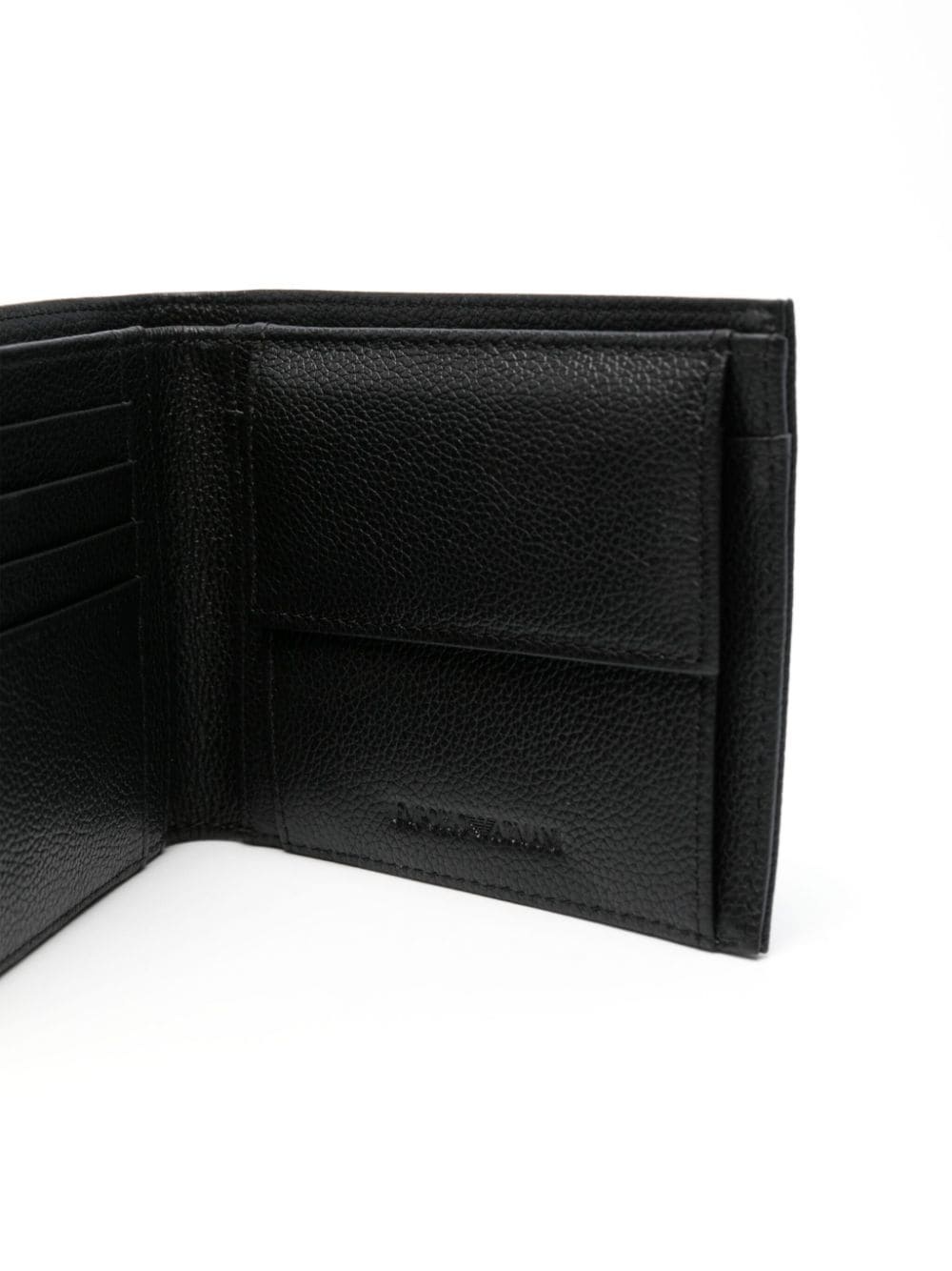 logo-debossed leather wallet - 3