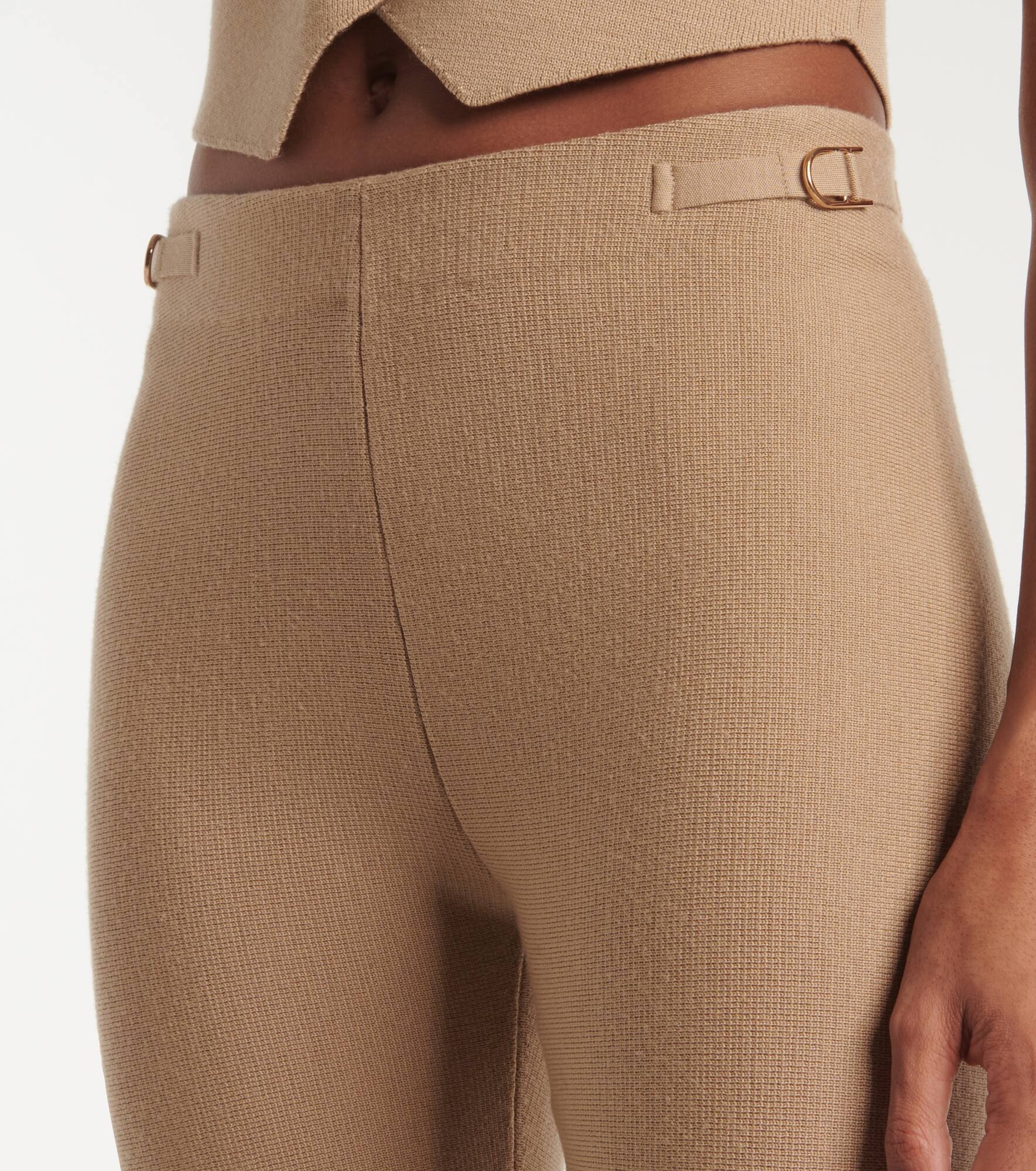 Virgin wool flared pants - 4