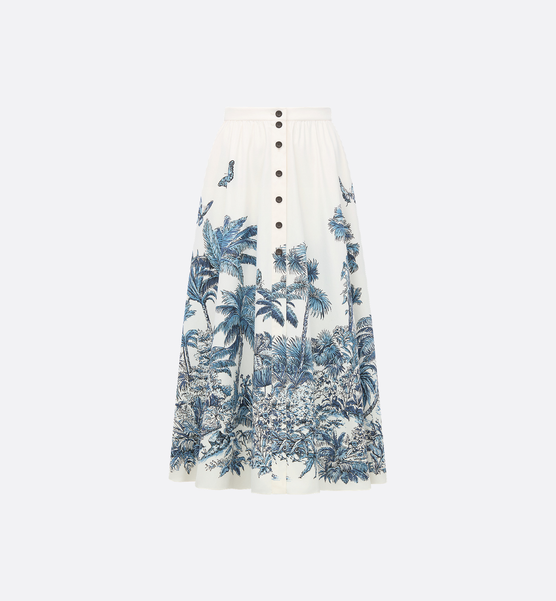 Dioriviera Mid-Length Flared Skirt - 1