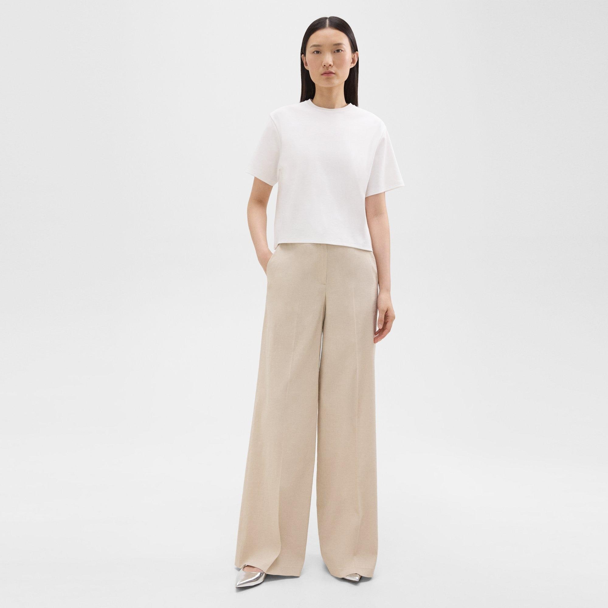 High-Waist Wide-Leg Pant in Good Linen - 2