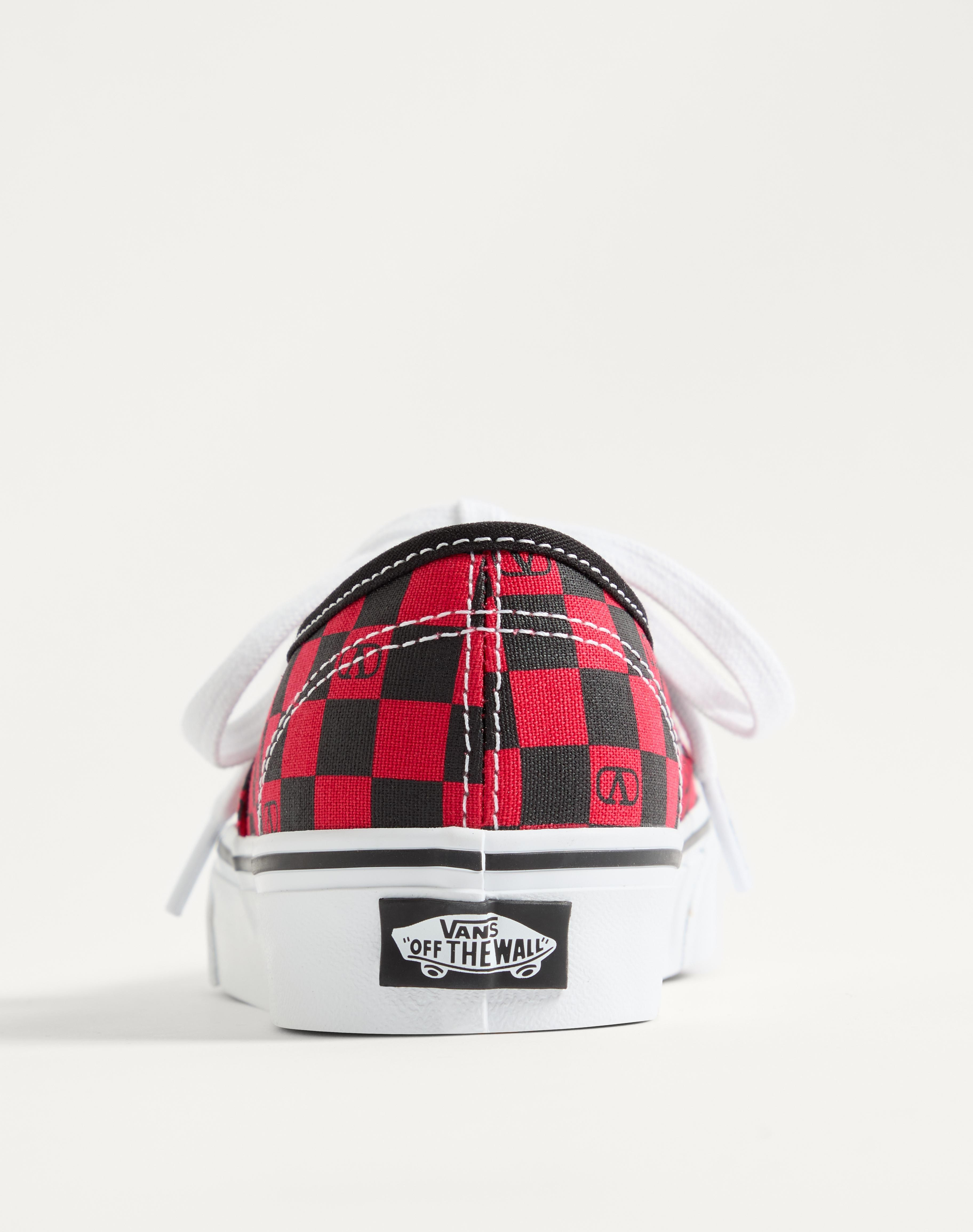 VALENTINO GARAVANI AND VANS LOW-TOP TRAINER IN FABRIC WITH VLOGO CHECKERBOARD PRINT - 8