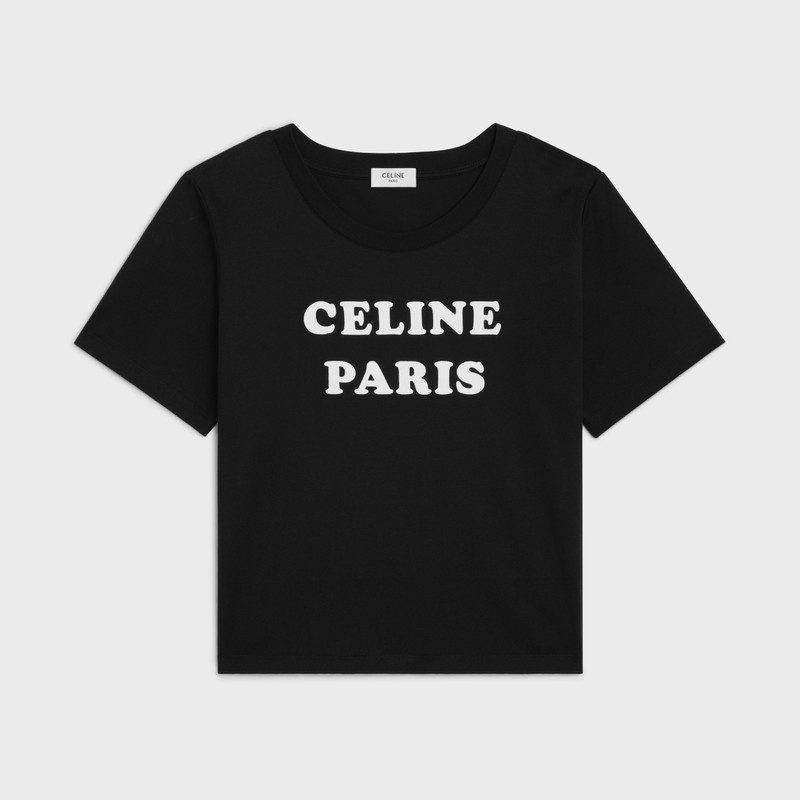 celine paris boxy T-shirt in cotton jersey 1