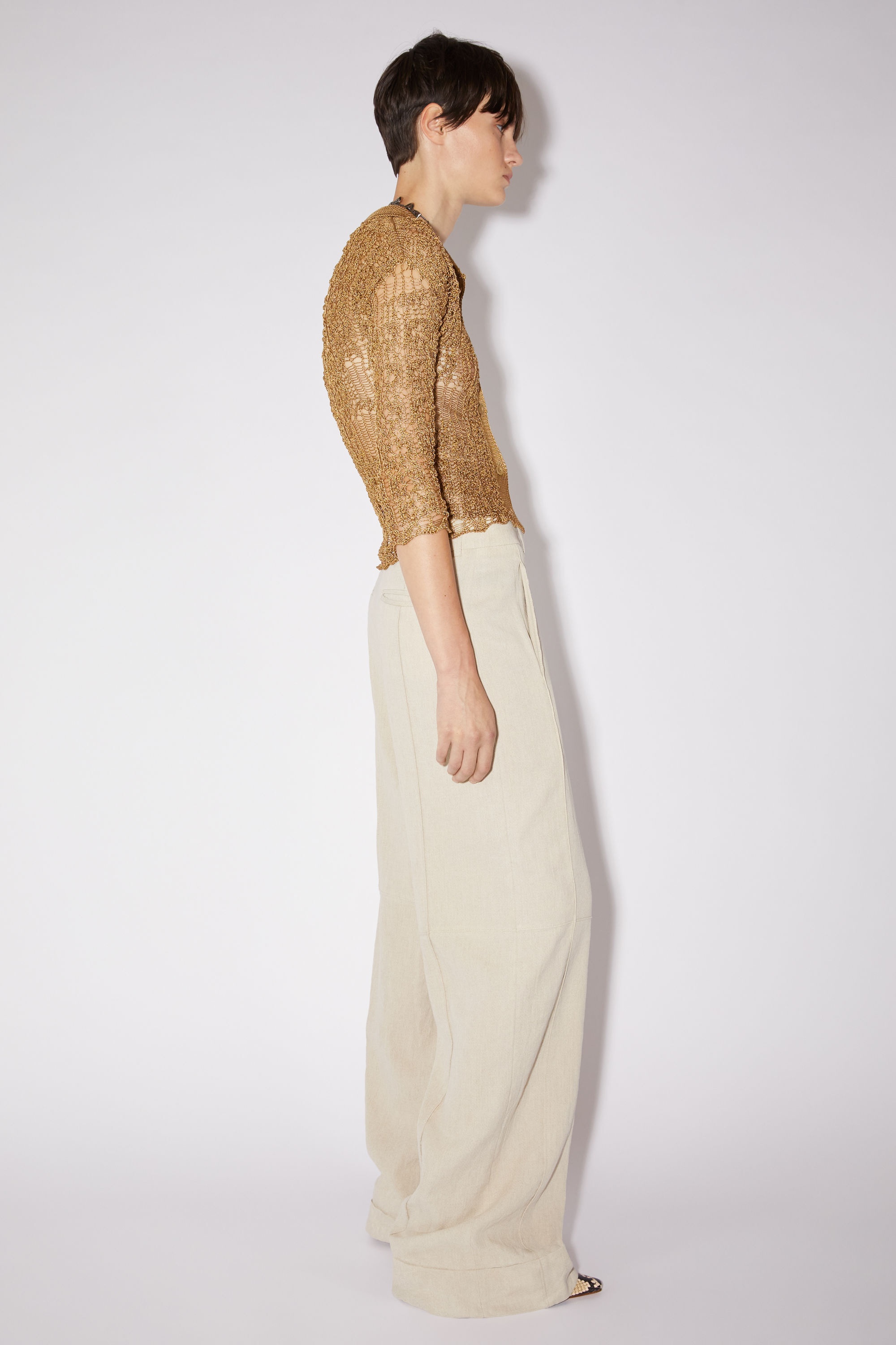 Tailored trousers - Light Sand - 4