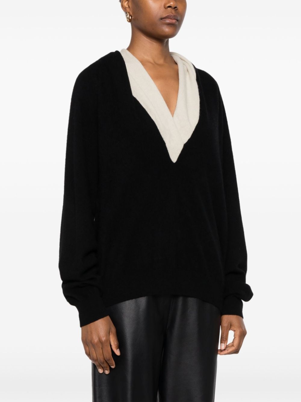 shawl-collar sweater - 3