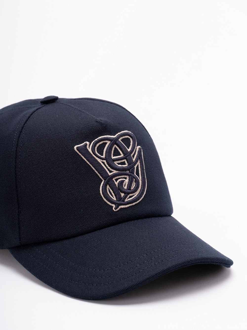 Valentino Garavani Men `Vg Signature` Embroidery Cotton Baseball Hat - 3