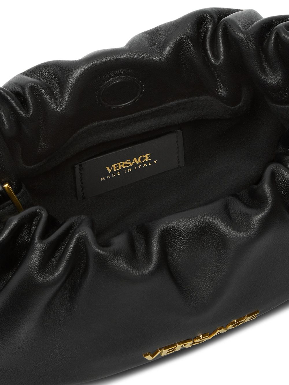 small Tag drawstring clutch bag - 5