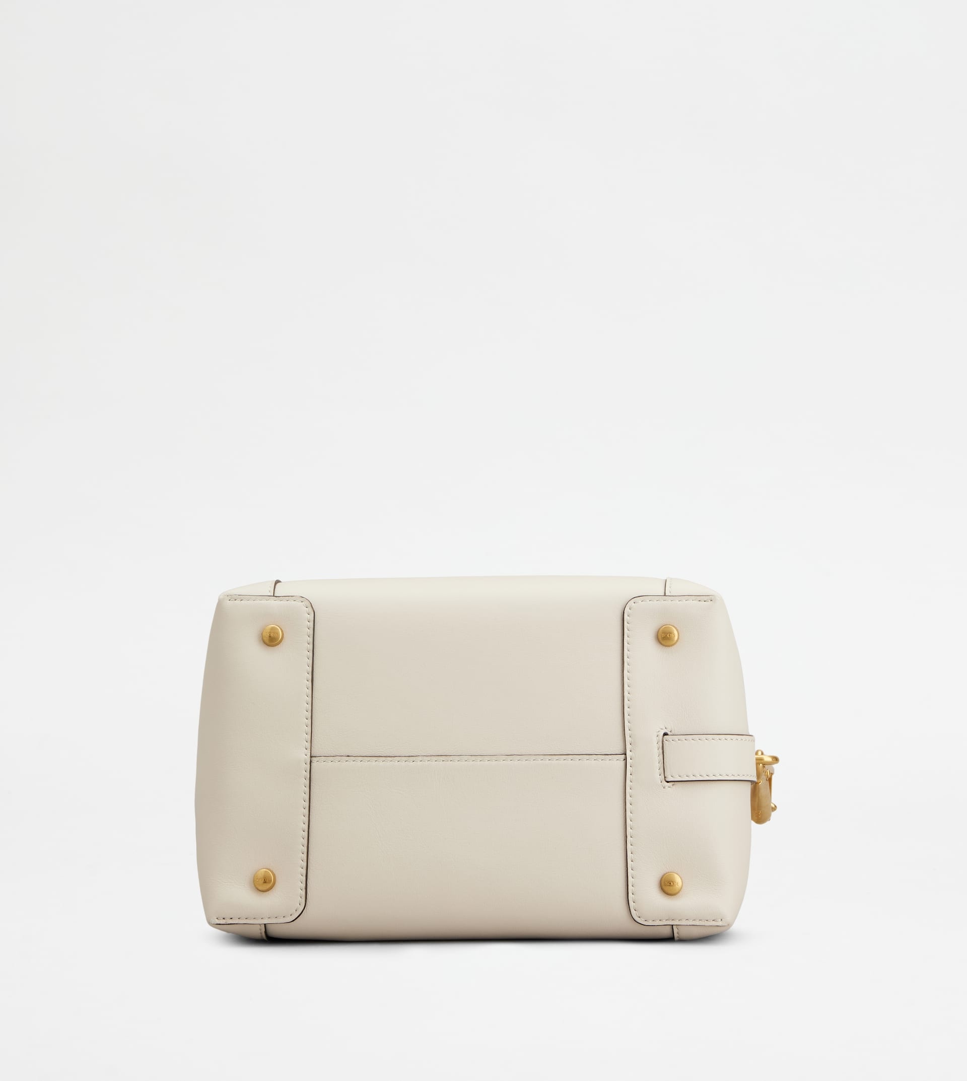 SATCHEL IN LEATHER MINI - WHITE - 4