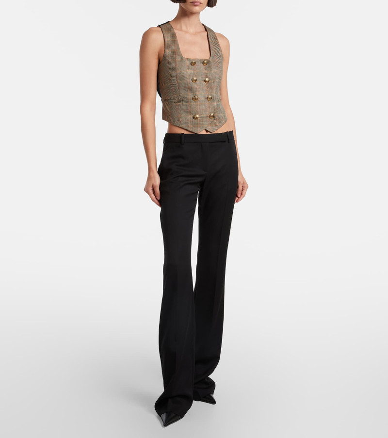 Alexander McQueen Prince of Wales check wool vest outlook