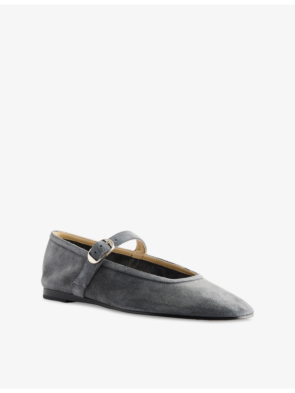 Ballet Mary Jane Leather Flats - 3