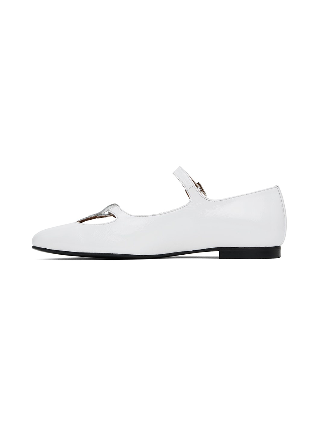 White Katie Holmes Edition Katie Ballerina Flats - 3