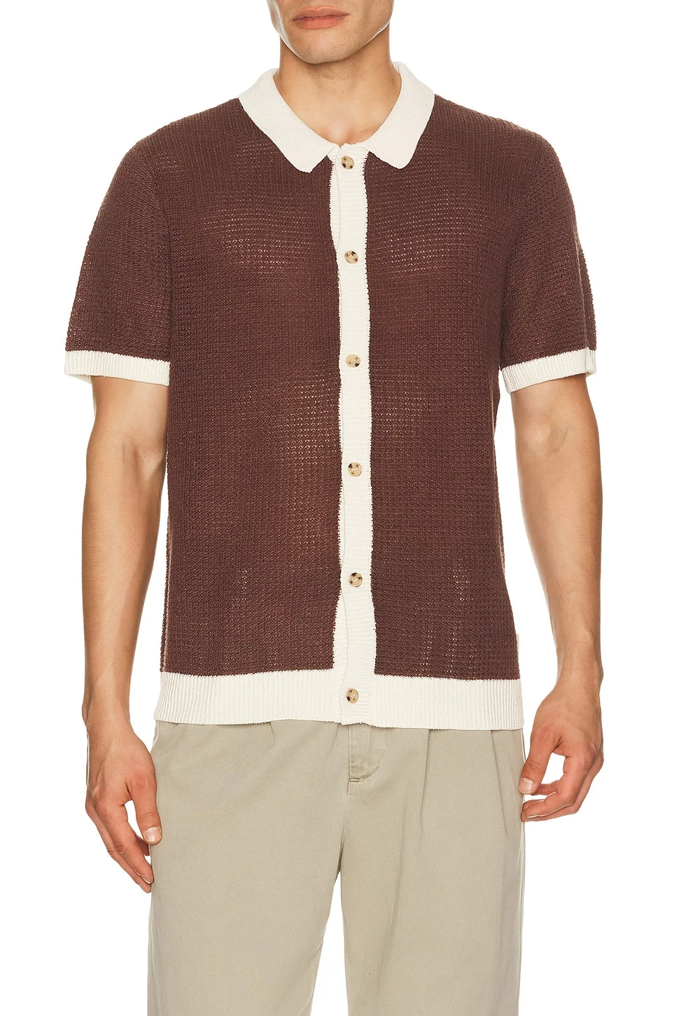 Linen Button Up Shirt - 1