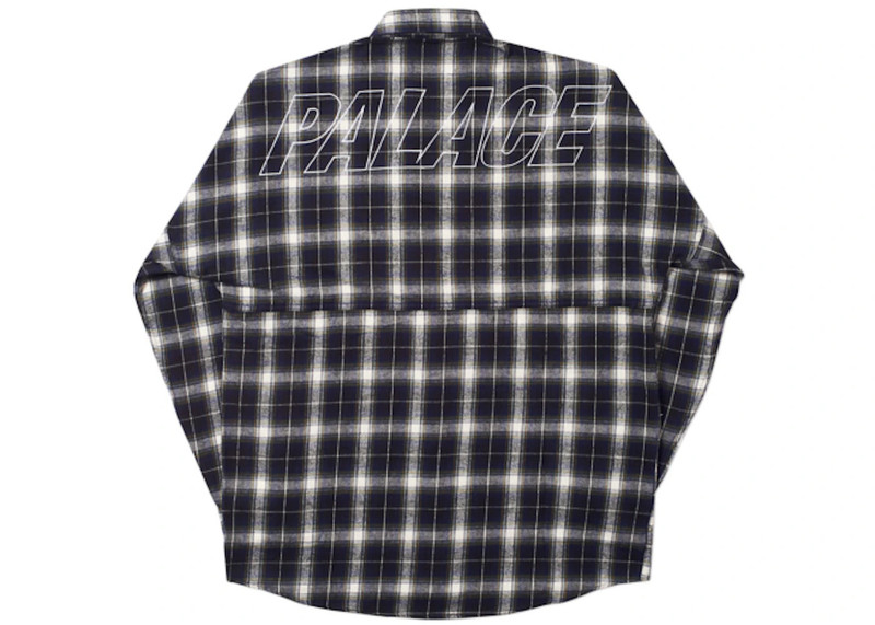 PALACE Palace Lumber Yak Shirt (SS 19) Navy/Green Check outlook