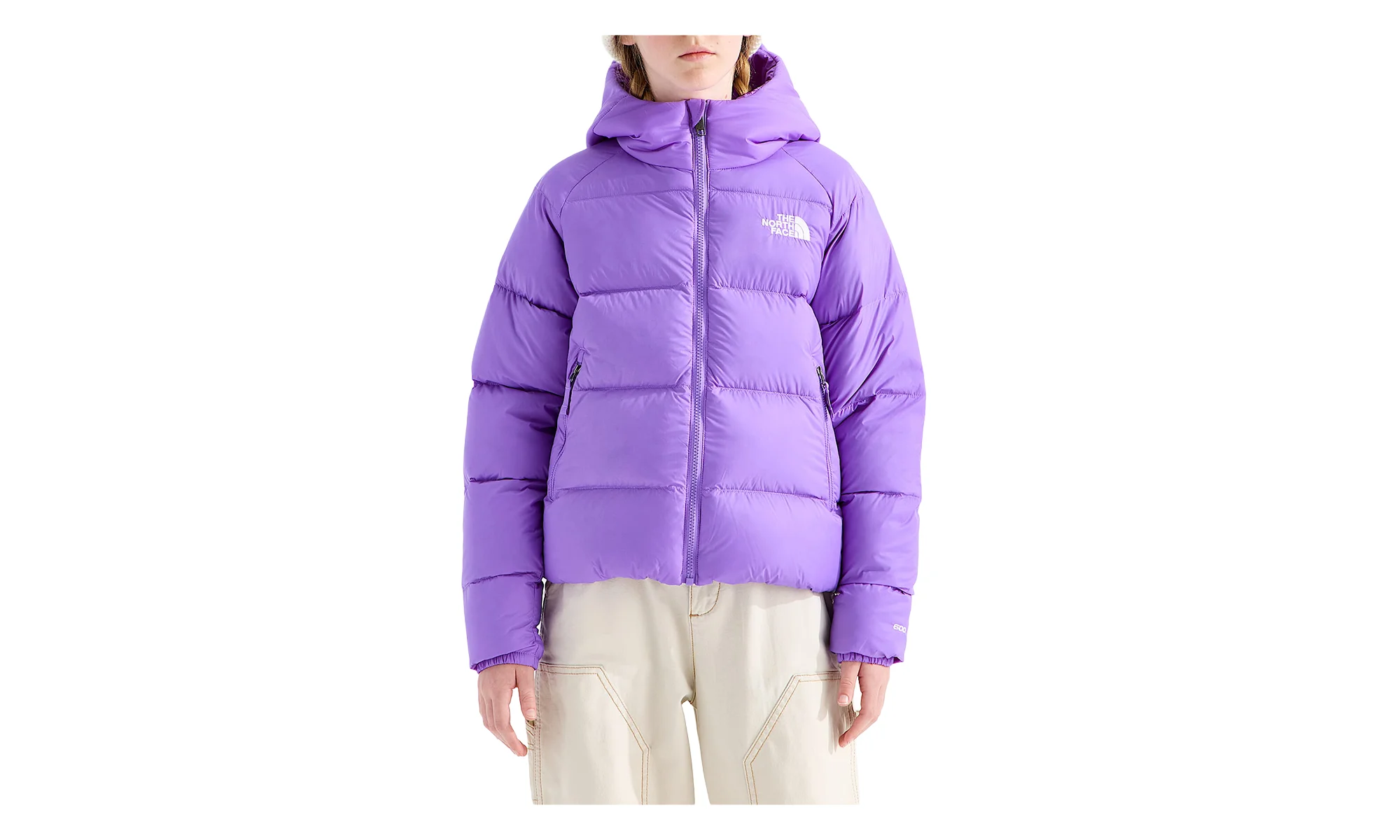 Hydrenalite™ Down Hooded Jacket GS "Elevation Purple" NF0A8H3WNO9 - 1