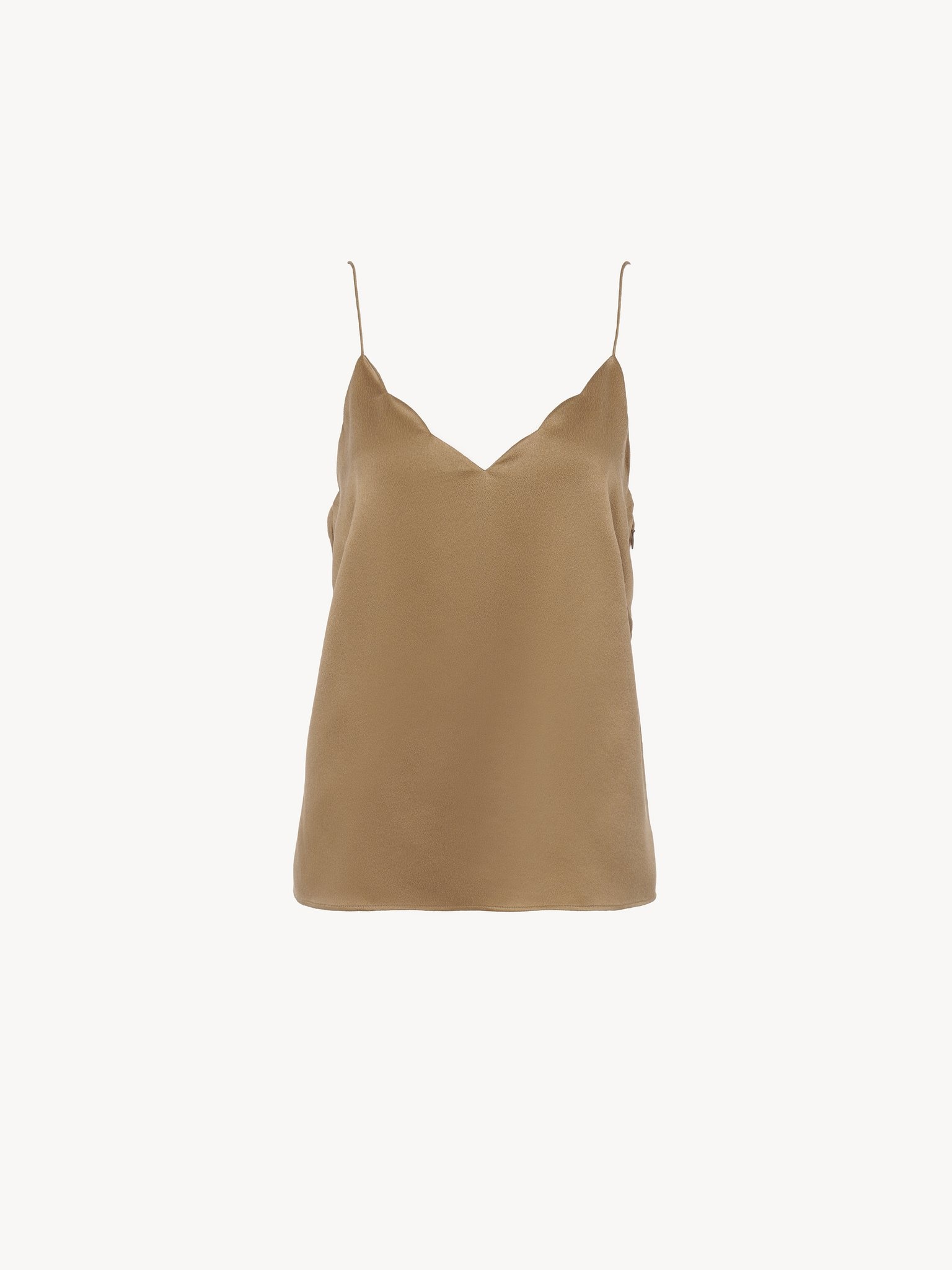 SCALLOP-EDGED SLEEVELESS TOP - 2
