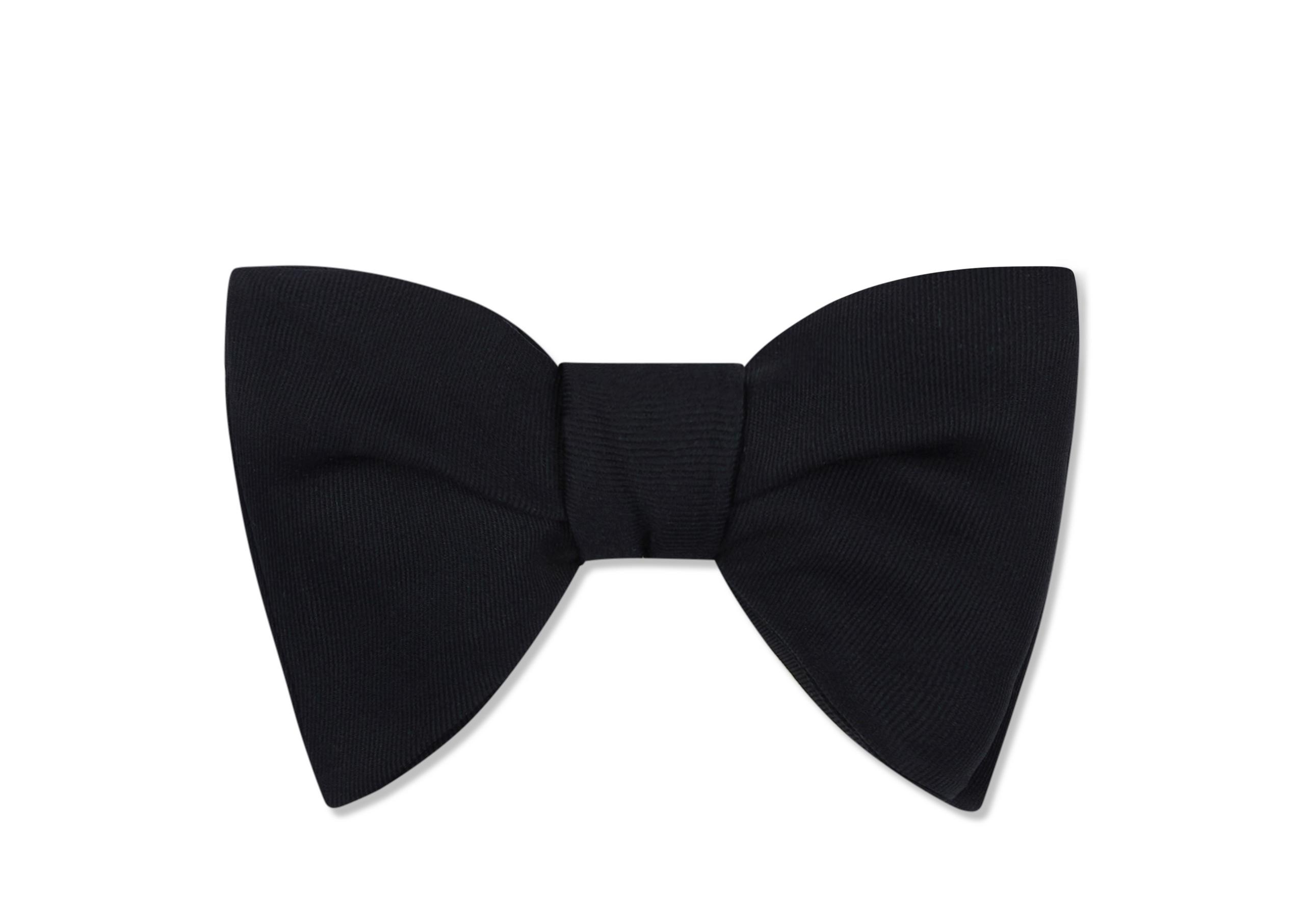 VISCOSE FAILLE BOW TIE - 1