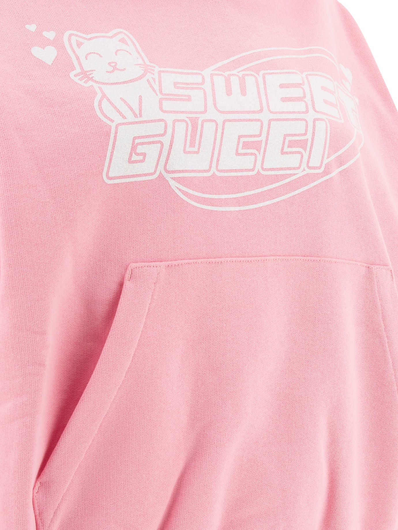 Gucci Felpa Con Cappuccio Con Stampa "sweet Gucci" - 4