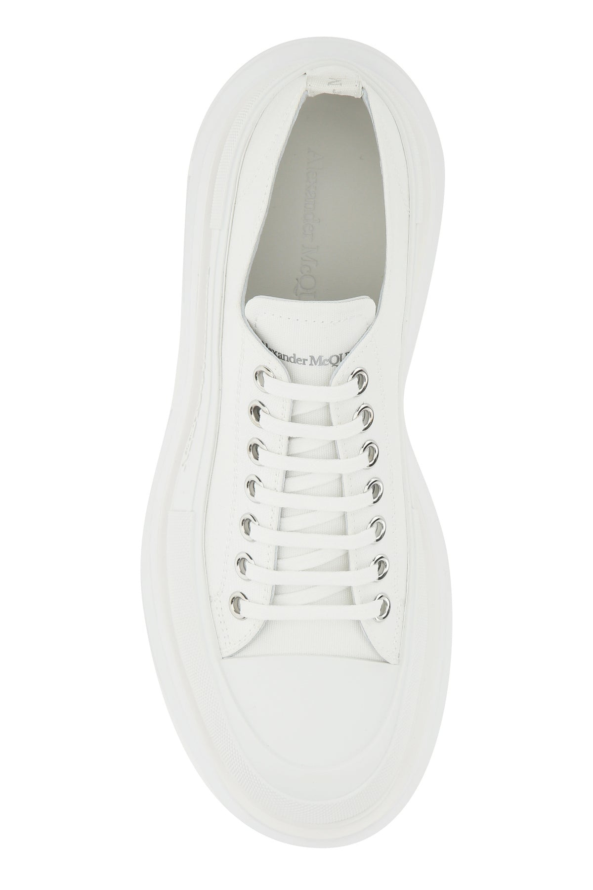 White canvas Tread Slick sneakers - 4