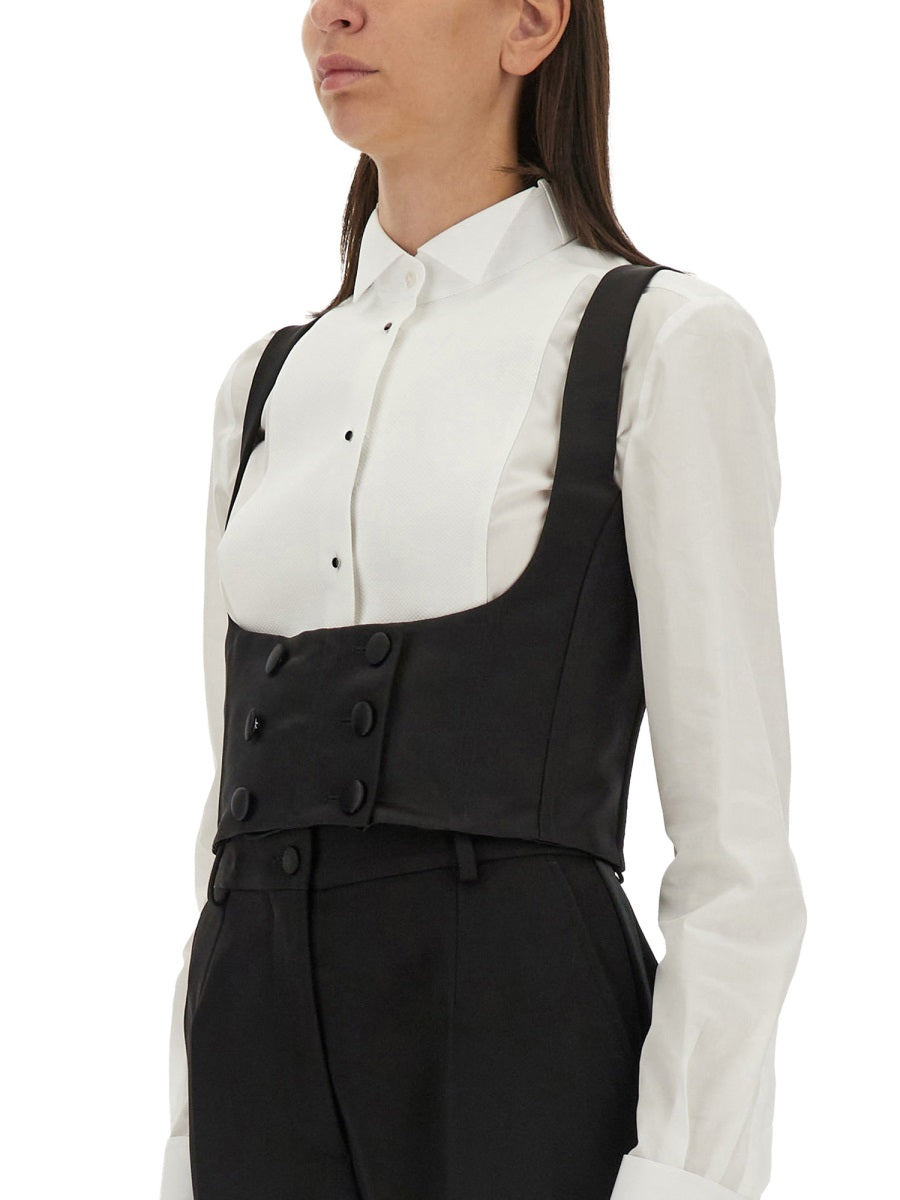Dolce & Gabbana Women Double-Breasted Tuxedo Vest - 4