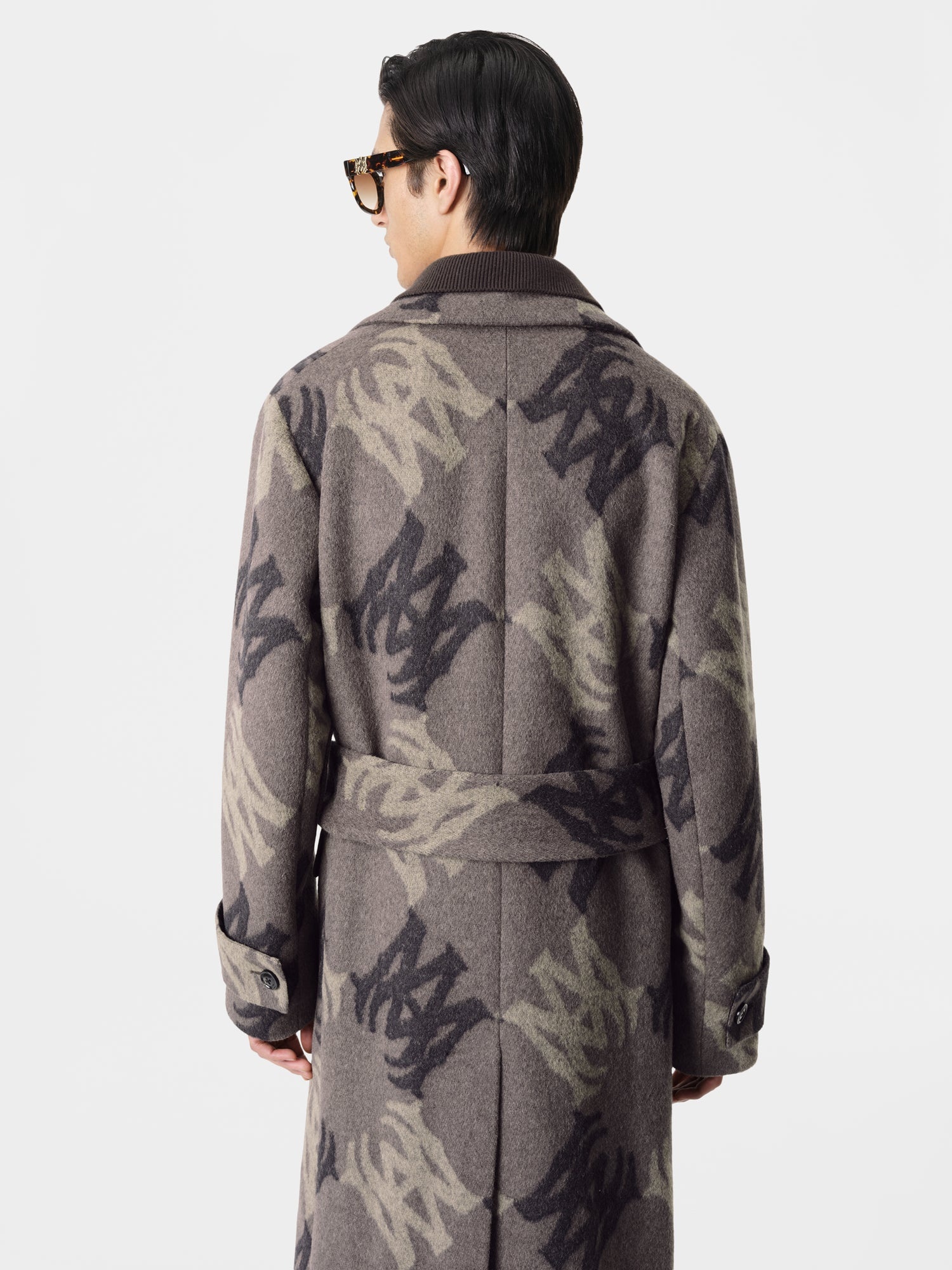 MA QUAD BRUSHED DOUBLE-BREASTED OVERCOAT - 3