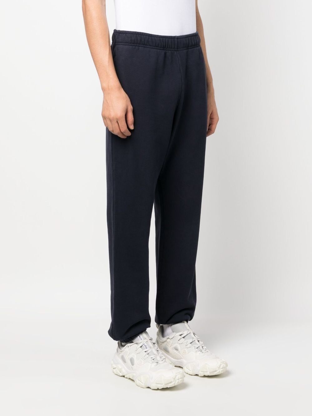 logo-embroidered cotton track pants - 2