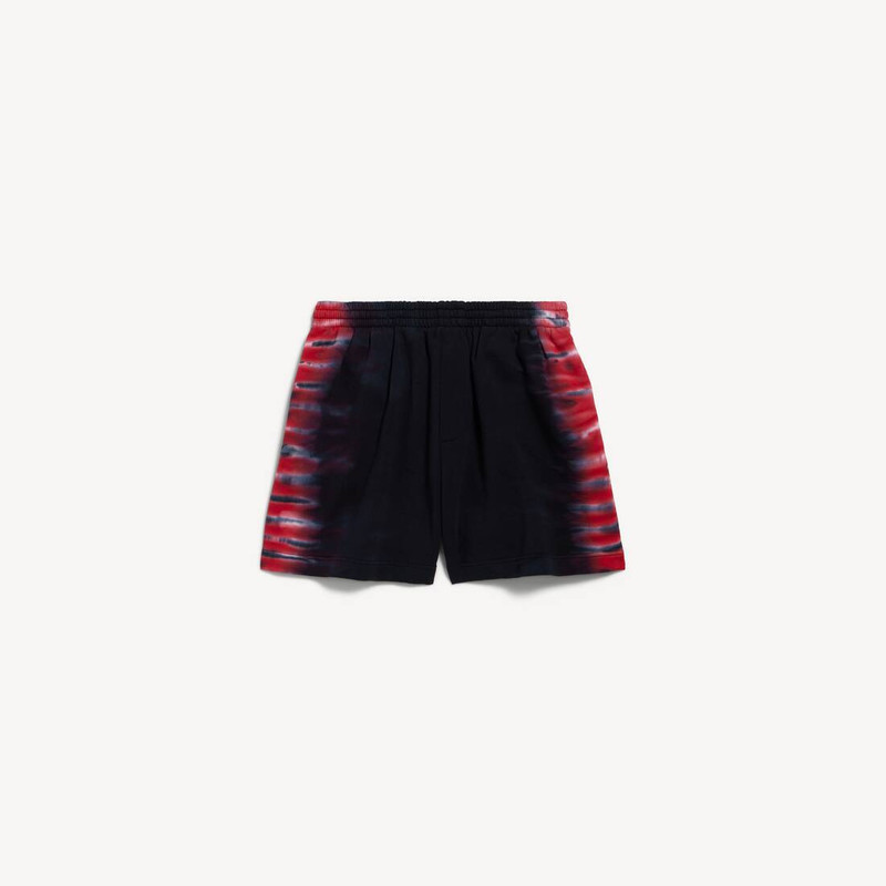 Men's Extreme Tie Dye Regular Fit Bermuda in Black 1