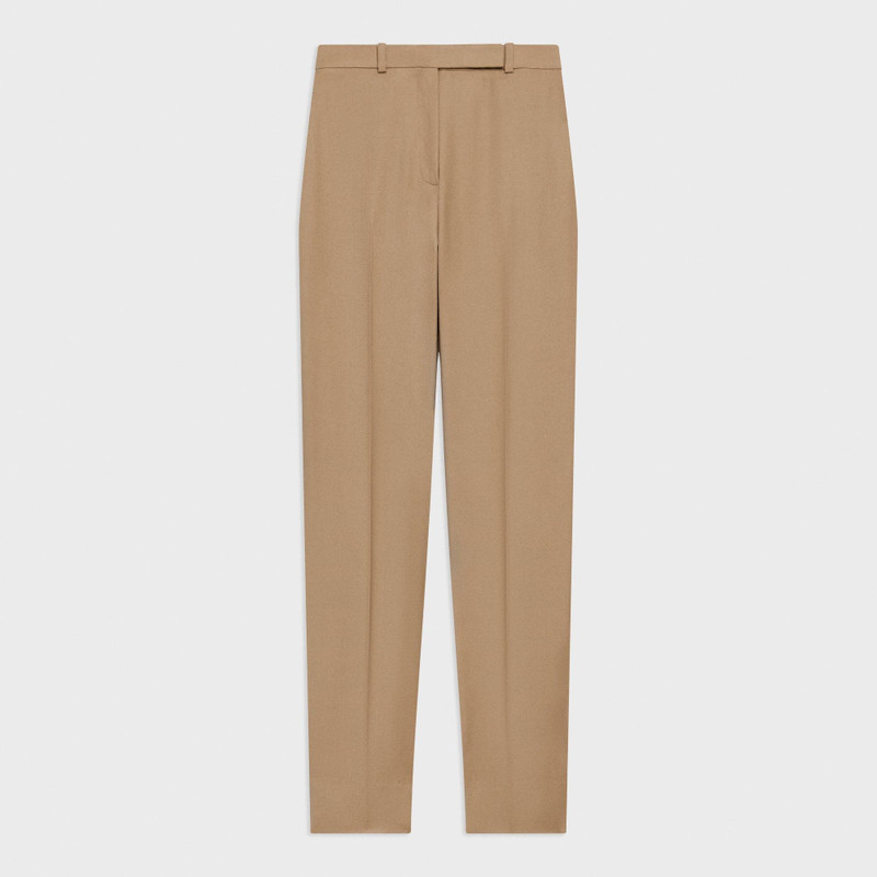 Tapered High-Waist Pant in Sleek Flannel 1