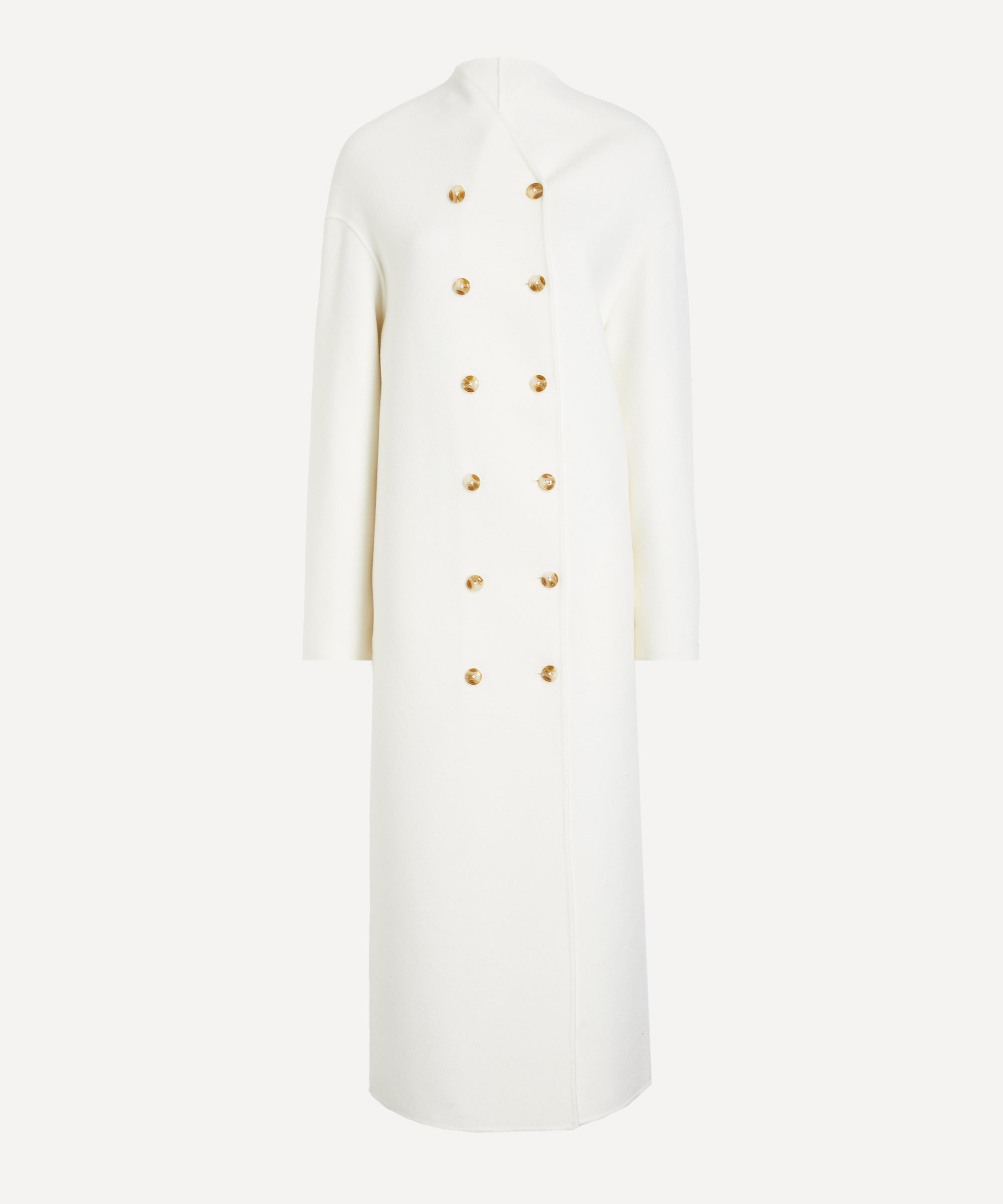 Amory Cashmere Drap Long Coat - 1