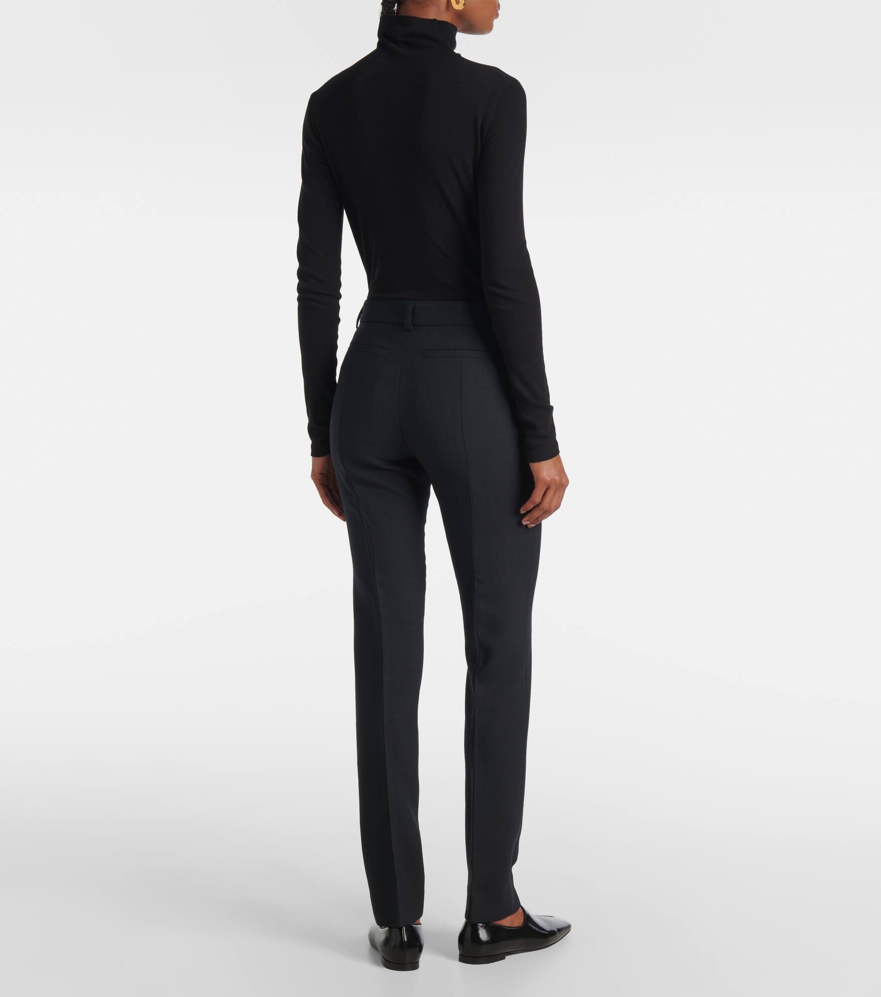 Low-rise slim pants - 3