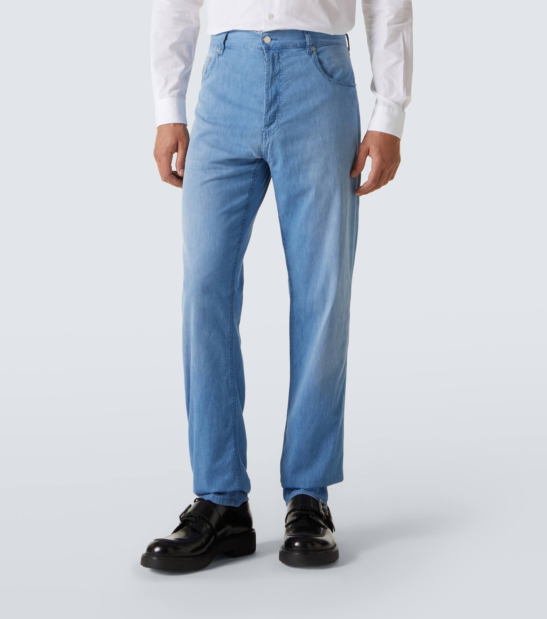 Mid-rise straight jeans - 3