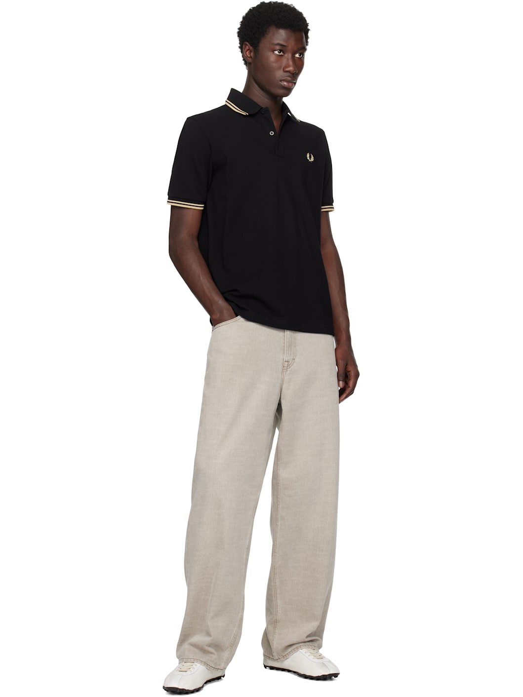 Black 'The Fred Perry Shirt' Polo - 4