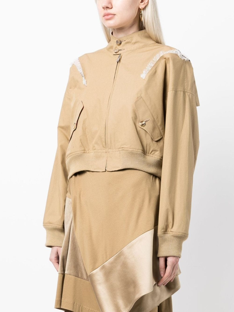 knot-detail cropped jacket 3